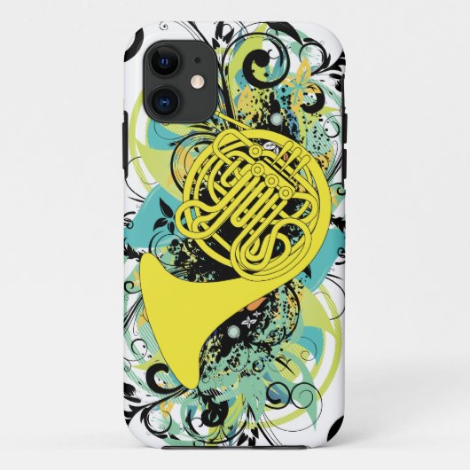 Französisches Horn Case-Mate iPhone Hülle (Rückseite)