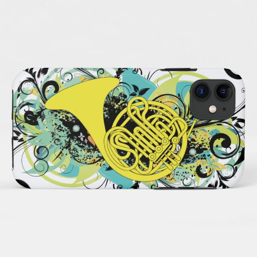 Französisches Horn Case-Mate iPhone Hülle (Rückseite (Horizontal))