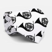 Französisches Horn des Signalhorns Krawatte (Gerollt)