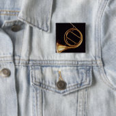 Französisches Horn, durch Marcel Auguste Raoux Button (Beispiel)