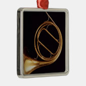 Französisches Horn, durch Marcel Auguste Raoux Ornament Aus Metall (Rechts)