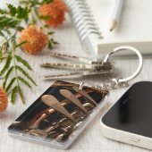 Französisches Horn-Foto Schlüsselanhänger (Vorderseite rechts)