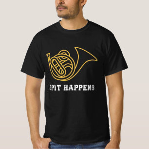 Französisches Horn-Geschenk für Horn-Spieler und T-Shirt
