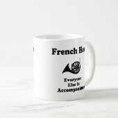 Französisches Horn-Geschenk Kaffeetasse (VorderseiteRechts)