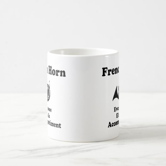 Französisches Horn-Geschenk Kaffeetasse (Mittel)