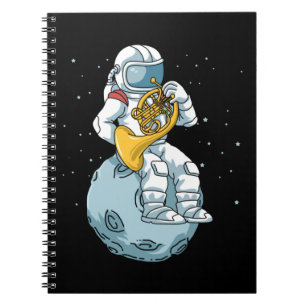 Französisches Horn Geschenke Männer Blasmusik Fran Notizblock