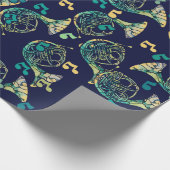 Französisches Horn Geschenkpapier (Ecke)