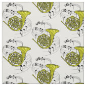 Französisches Horn-Gewebe Stoff (Muster)