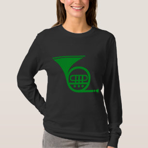 Französisches Horn - Grüngras T-Shirt