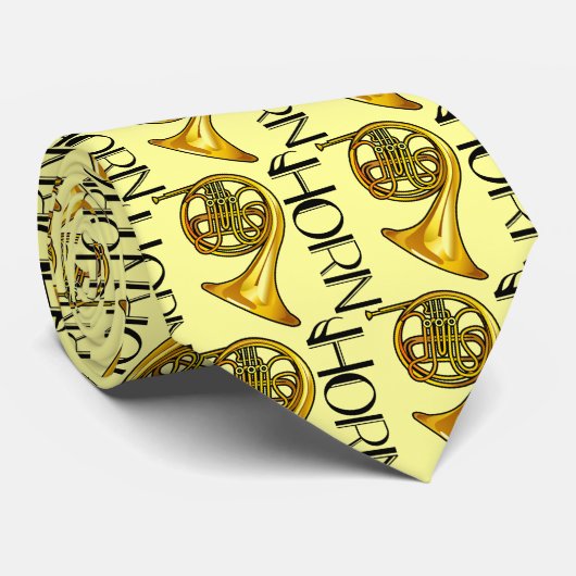 Französisches Horn-Hals-Krawatte Krawatte (Gerollt)