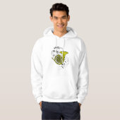 Französisches Horn Hoodie (Vorne ganz)