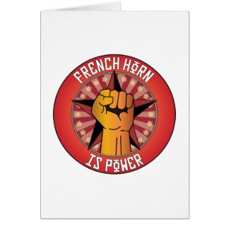 Französisches Horn ist Power