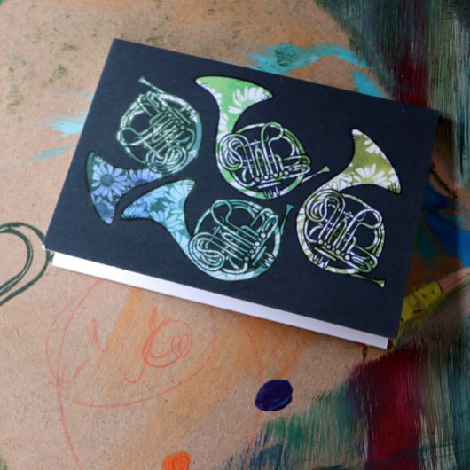 Französisches Horn Karte