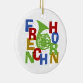 Französisches Horn Keramik Ornament (Rechts)