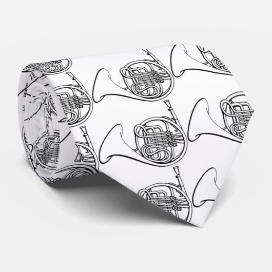Französisches Horn Krawatte (Gerollt)