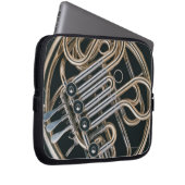 Französisches Horn Laptopschutzhülle (Vorne Rechts)