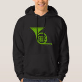 Französisches Horn - Mars Green Hoodie (Vorderseite)