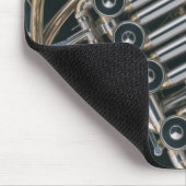 Französisches Horn Mousepad (Ecke)