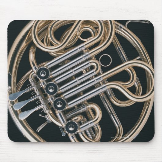 Französisches Horn Mousepad (Vorne)