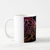 Französisches Horn-Musikinstrument-Bild Kaffeetasse (Links)