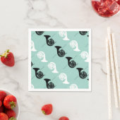 Französisches Horn Muster Serviette (Beispiel)