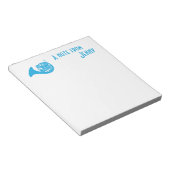 Französisches Horn Notizblock (angewinkelt)