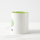 Französisches Horn-Player-Musikgeschenk Personalis Zweifarbige Tasse (Mittel)