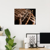 Französisches Horn Poster (Heimbüro)