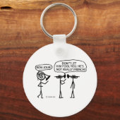 Französisches Horn Schlüsselanhänger (Vorderseite)