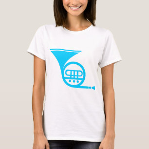 Französisches Horn - Sky Blue T-Shirt