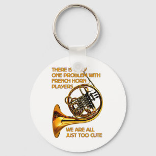 Französisches Horn-Süsse Schlüsselanhänger