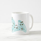 Französisches Horn-Tasse Kaffeetasse (VorderseiteRechts)