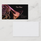 Französisches Horn-Visitenkarte Visitenkarte (Vorne/Hinten)