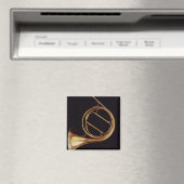 Französisches Horn von Marcel Auguste Raoux Magnet (In Situ (Geschirrspüler))
