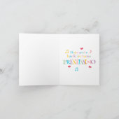 Französisches Horn wird bald gut Karte (Innenseite)