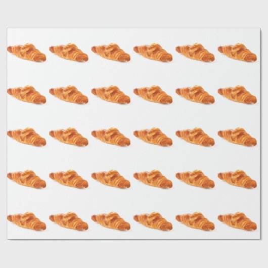 Französisches Hörnchen Geschenkpapier (Flach)