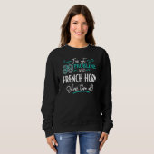 Französisches Horndesign - Das französische Horn l Sweatshirt (Vorne ganz)