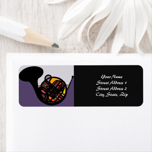 Französisches Hornlabel (Insitu)