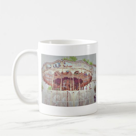 französisches Karussell Kaffeetasse (Links)