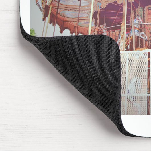 französisches Karussell Mousepad (Ecke)
