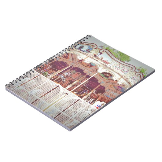 französisches Karussell Notizblock (Linke Seite)