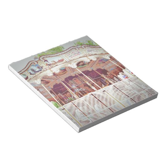 französisches Karussell Notizblock (angewinkelt)