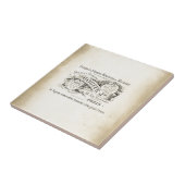 Französisches Kaufhaus-Zeichen Fliese (Seite)