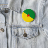 Französisches Kennzeichen der guineischen Landesma Button (Beispiel)