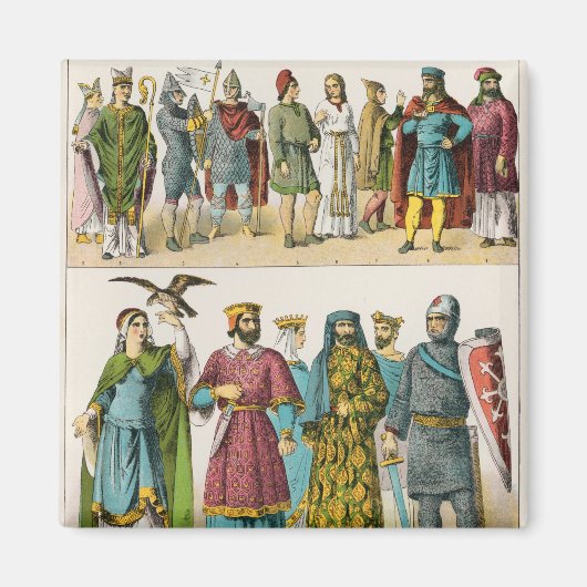 Französisches Kleid Magnet (Vorne)