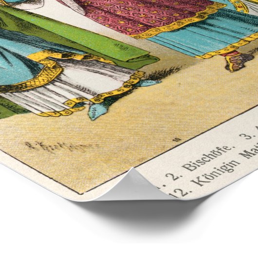 Französisches Kleid Poster (Ecke)