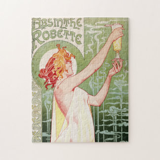 Französisches Kunst nouveau Plakat "Wermut Robette Puzzle