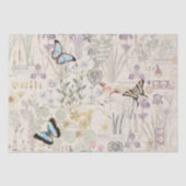 Französisches Kunst Nouveau Seidenpapier (Vorderseite)