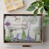 Französisches Kunst Nouveau Seidenpapier (Geschenk)