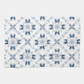 Französisches Land Blau und Weiße Küche Handtuch (Horizontal)